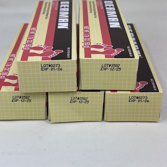 Derman Antifungal Cream 1.76 oz. Pack of 5 - Picture 3 of 3
